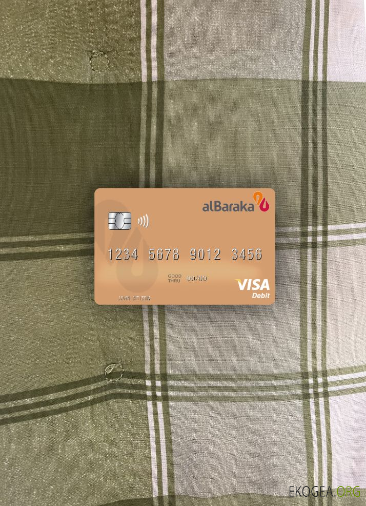 Syrie Al Baraka Bank carte de débit visa photolook ,